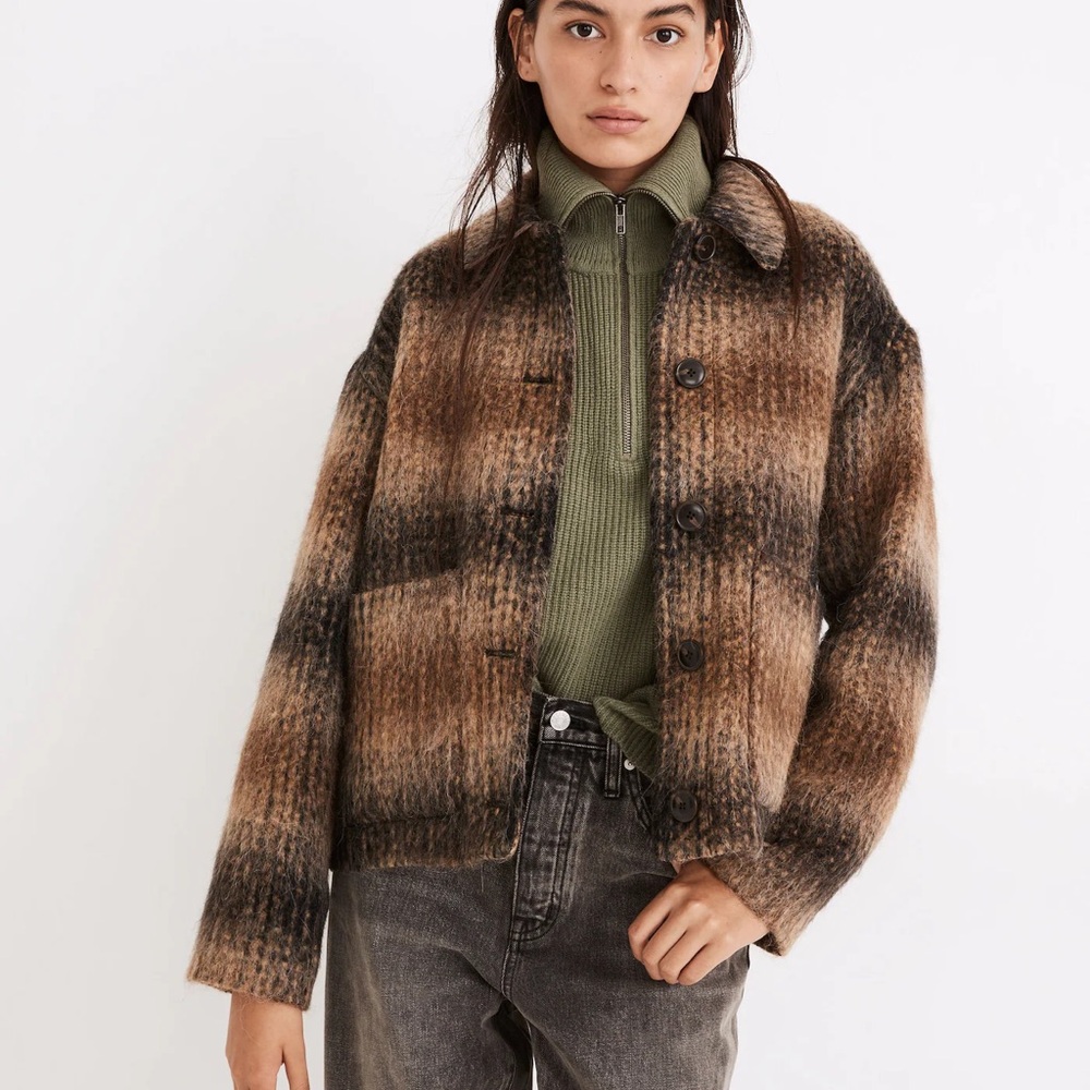 Madewell Kenwick Jacket in Plaid - Small NWT